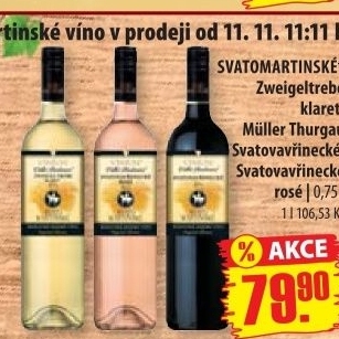 Vino zweigeltrebe klaret vinium velke pavlovice svatomartinske