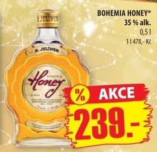 Palenka slivovice s medem bohemia honey rudolf jelinek