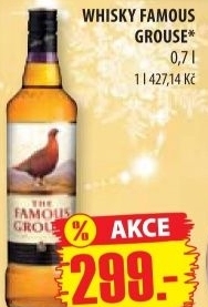 Whisky famous grouse