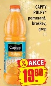 Napoj pulpy cappy