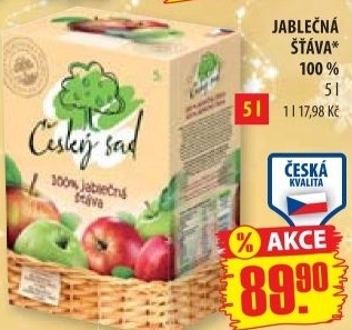 Stava jablecna cesky sad