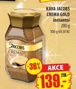 Kava instantni crema gold jacobs