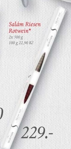 Salam riesen rotwein selection