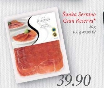 Sunka serrano gran reserva selection
