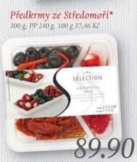 Predkrmy stredomorske selection