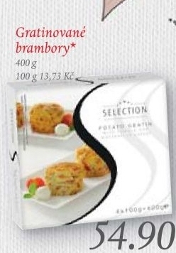 Brambory gratinovane selection