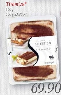 Dezert tiramisu selection