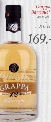 Palenka grappa barrique selection