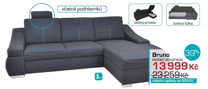 Bruno, rohová sedačka