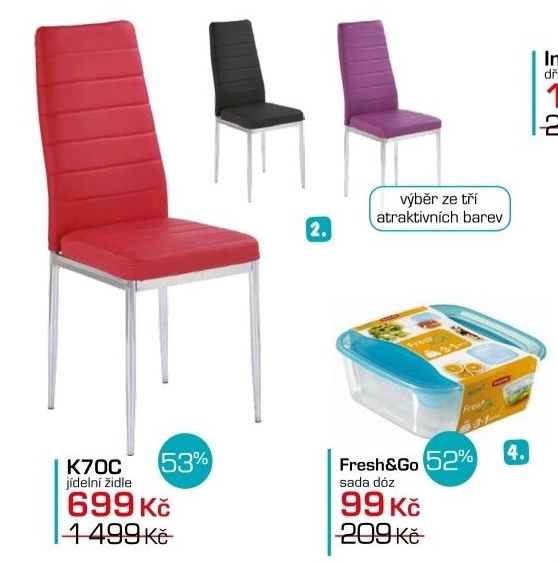 K70C, jídelní židle