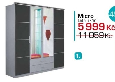 Micro, šatní skříň
