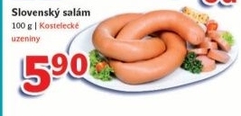 Salam slovensky toceny kostelecke uzeniny