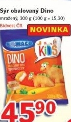 Syr obalovany dino kids nowaco