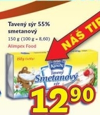 Syr taveny smetanovy kunin