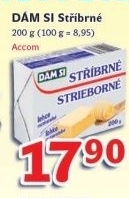 Margarin stribrne damsi