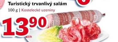 Salam turisticky kostelecke uzeniny