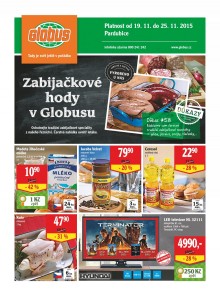 akční leták Globus 19.11.2015-25.11.2015
