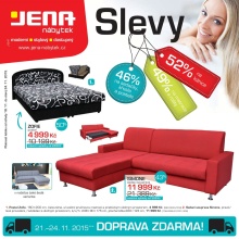 akční leták Jena nábytek 18.11.2015-24.11.2015