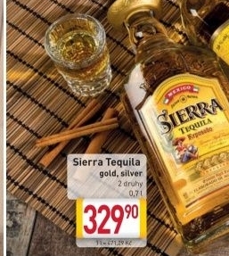 Tequila zlata sierra