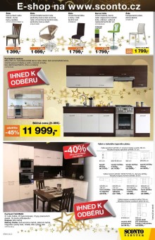 akční leták Sconto nábytek 25.11.2015-23.12.2015
