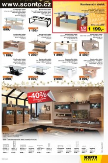akční leták Sconto nábytek 25.11.2015-23.12.2015