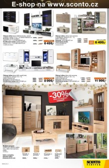 akční leták Sconto nábytek 25.11.2015-23.12.2015