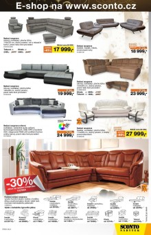 akční leták Sconto nábytek 25.11.2015-23.12.2015