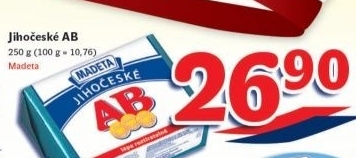 Maslo jihoceske ab madeta