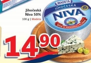 Syr niva jihoceska 50 madeta