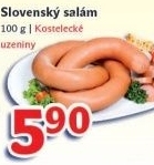 Salam slovensky toceny kostelecke uzeniny