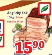 Bok anglicky maso uzeniny pisek