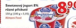 Jogurt smetanovy ochuceny kunin