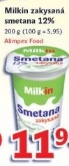 Smetana zakysana milkin 12