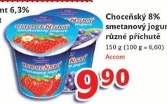 Jogurt smetanovy ochuceny chocensky
