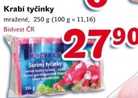 Krabi tycinky mrazene nowaco