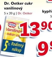 Cukr vanilinovy dr oetker