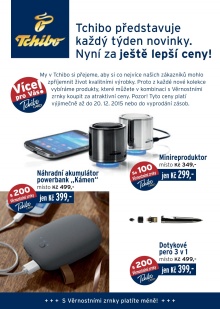 akční leták Tchibo 30.11.2015-4.1.2016