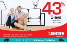 akční leták Jena nábytek 2.12.2015-8.12.2015
