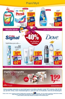 akční leták Teta drogerie 10.12.2015-19.12.2015