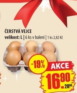 Vejce cerstva l