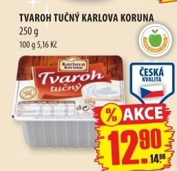 Tvaroh tucny karlova koruna