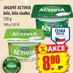 Jogurt activia danone