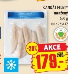 Candat filety mrazeny