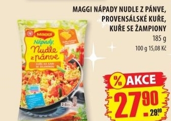 Nudle z panve napady maggi
