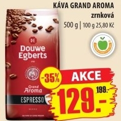 Kava zrnkova grand aroma douwe egberts