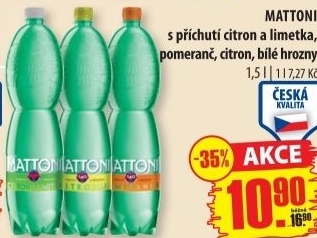 Voda ochucena mattoni