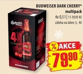 Pivo tmave spercialni b dark cherry budweiser budvar