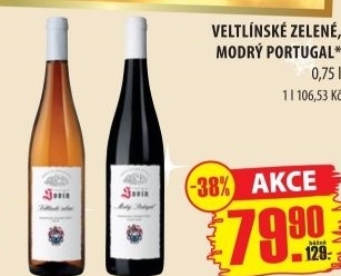 Vino veltlinske zelene vinny sklep sovin