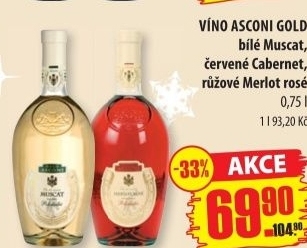 Vino muscat gold asconi
