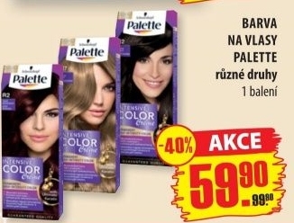 Barva na vlasy palette schwarzkopf